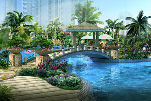 惠州園洲花園二期景觀設計